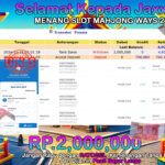 BUKTI JACKPOT SLOT MAHJONG WAYS 2 TERPERCAYA DI INDONESIA TGL 14-11-2024