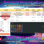 BUKTI JACKPOT SLOT STARLIGHT PRINCESS 1000 TERPERCAYA DI INDONESIA TGL 20-11-2024