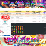 BUKTI JACKPOT SLOT GATES OF OLYMPUS TERPERCAYA DI INDONESIA TGL 13-11-2024