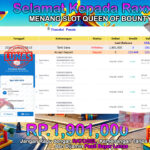 BUKTI JACKPOT SLOT QUEEN OF BOUNTY TERPERCAYA DI INDONESIA TGL 18-11-2024