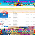 BUKTI JACKPOT SLOT MAHJONG WAYS TERPERCAYA DI INDONESIA TGL 27-11-2024