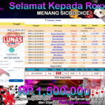 BUKTI JACKPOT LIVE SICBO DICE TERPERCAYA DI INDONESIA TGL 08-11-2024