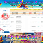 BUKTI JACKPOT SLOT MAHJONG WAYS TERPERCAYA DI INDONESIA TGL 22-11-2024