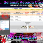 BUKTI JACKPOT PP LIVE BACCATAR A TERPERCAYA DI INDONESIA TGL 26-11-2024