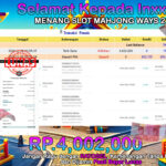 BUKTI JACKPOT SLOT MAHJONG WAYS 2 TERPERCAYA DI INDONESIA TGL 06-11-2024